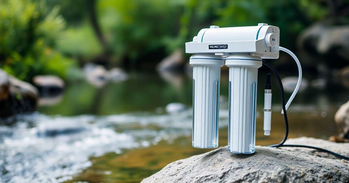 Sistema de osmose reversa port&aacute;til para &aacute;gua pura em qualquer lugar