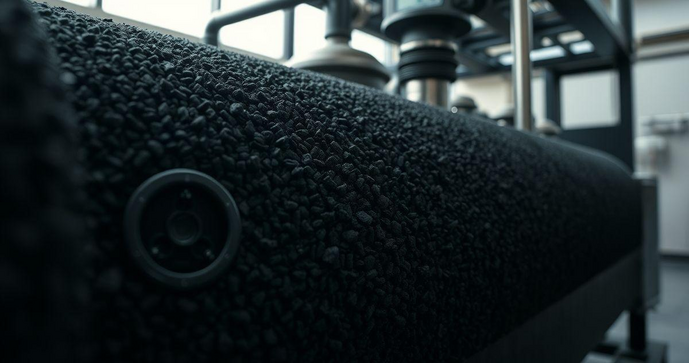 Filtro de carv&atilde;o ativado industrial para purifica&ccedil;&atilde;o eficiente de &aacute;gua e ar