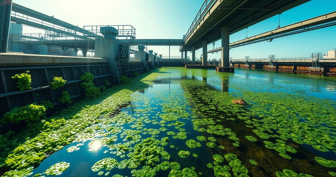 Grades no Tratamento de Esgoto