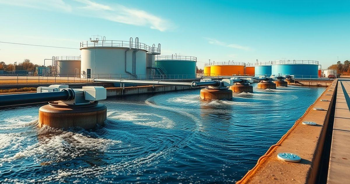 Aeradores para ETE aumentam efici&ecirc;ncia e qualidade no tratamento de &aacute;guas residuais